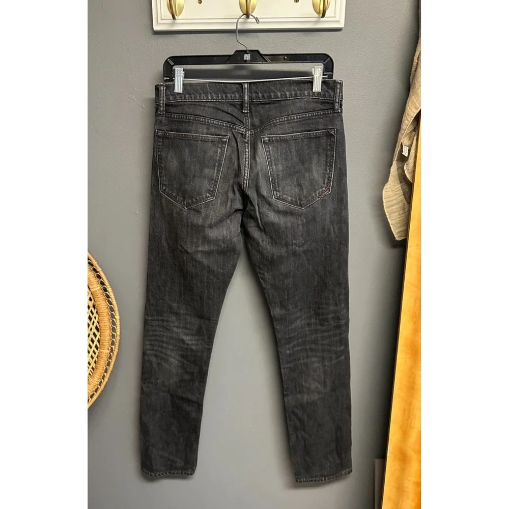 Banana‎ Republic Mens 31 x 32 Skinny Fit Jeans Black Gray Dark Wash Cotton Denim